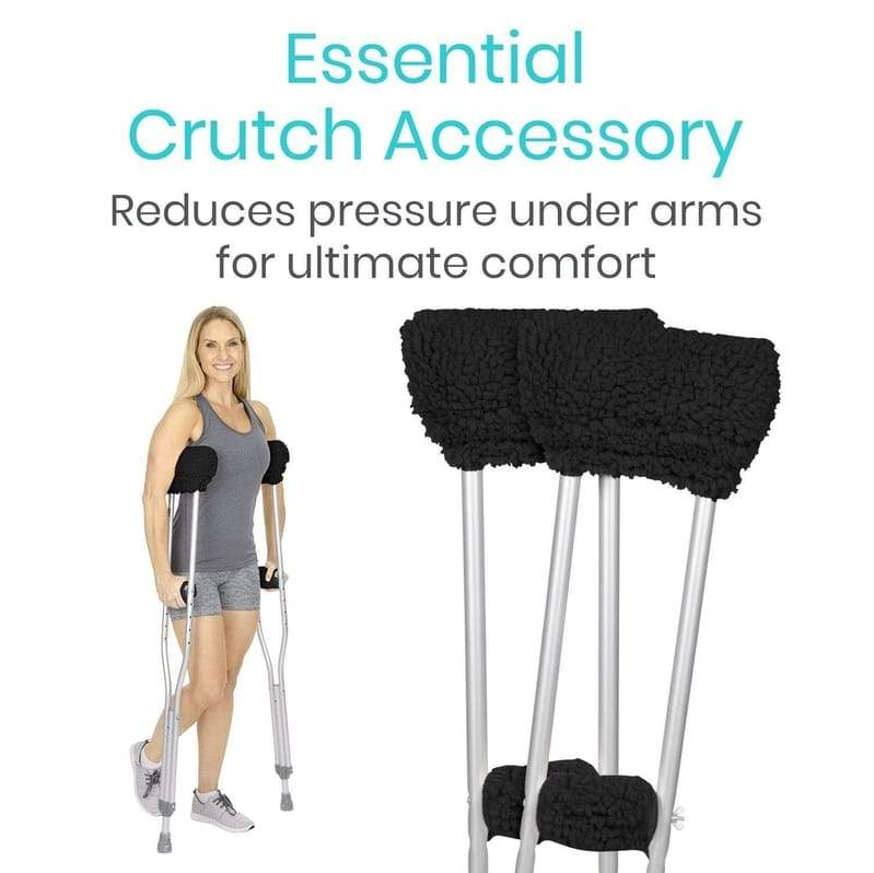 Sheepskin Crutch Pads