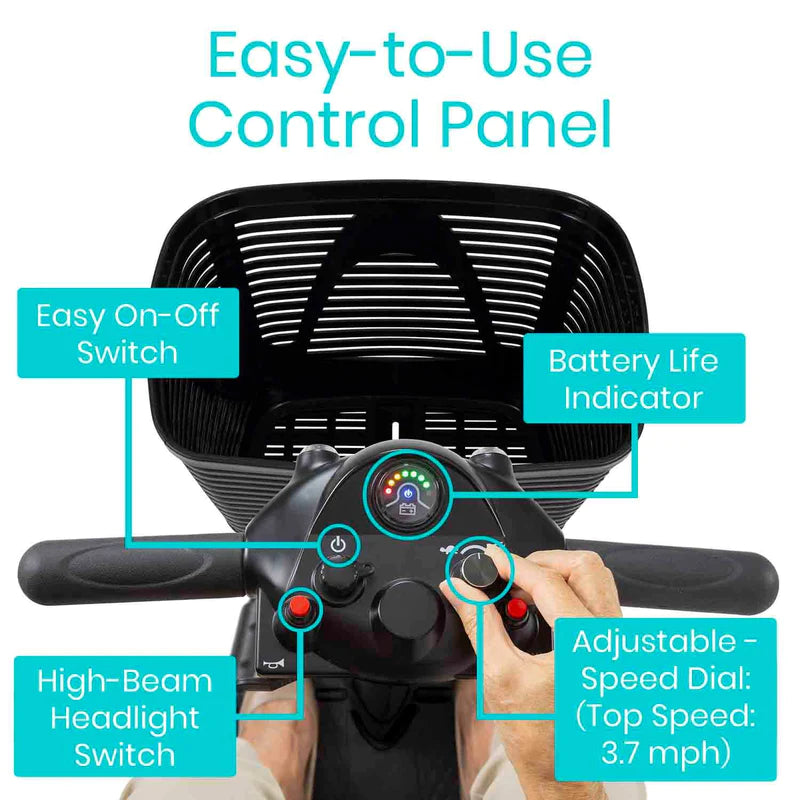 3 Wheel Mobility Scooter control panel | MAT Suppliers